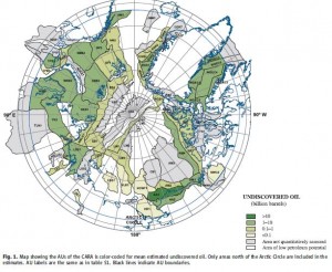 Geologiska studier av olja i arktis